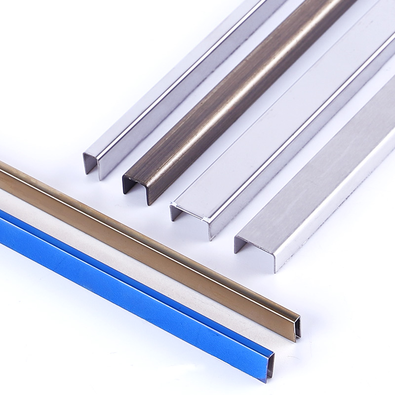 8MM STAINLESS STEEL U SHAPE PROFILE