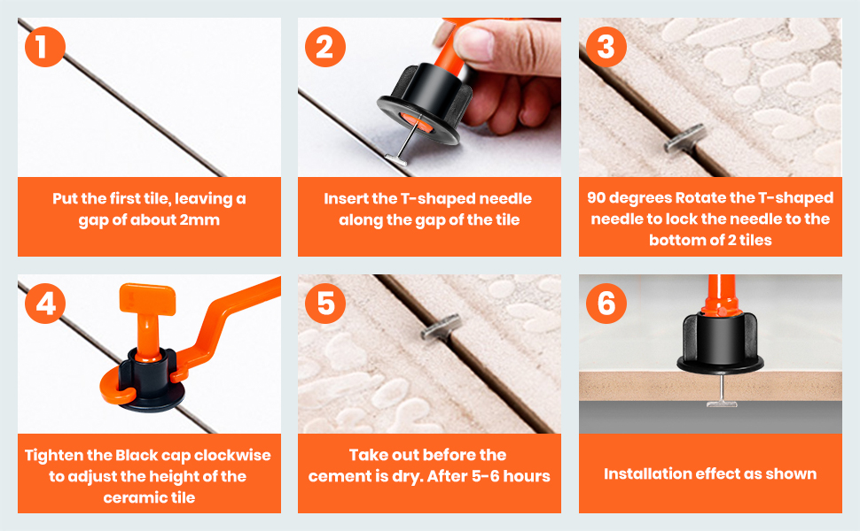 BELOOSYE Tile Leveling System Kit